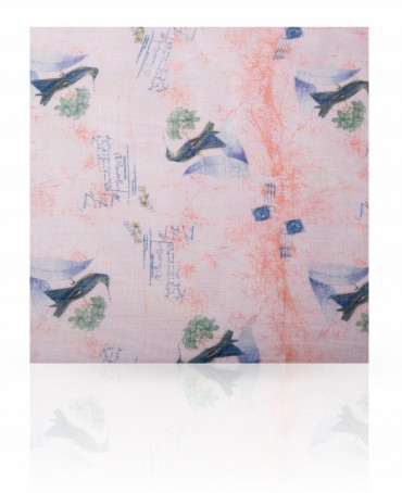 Палантин Женский W-VINTAGE.BIRD/LILAC